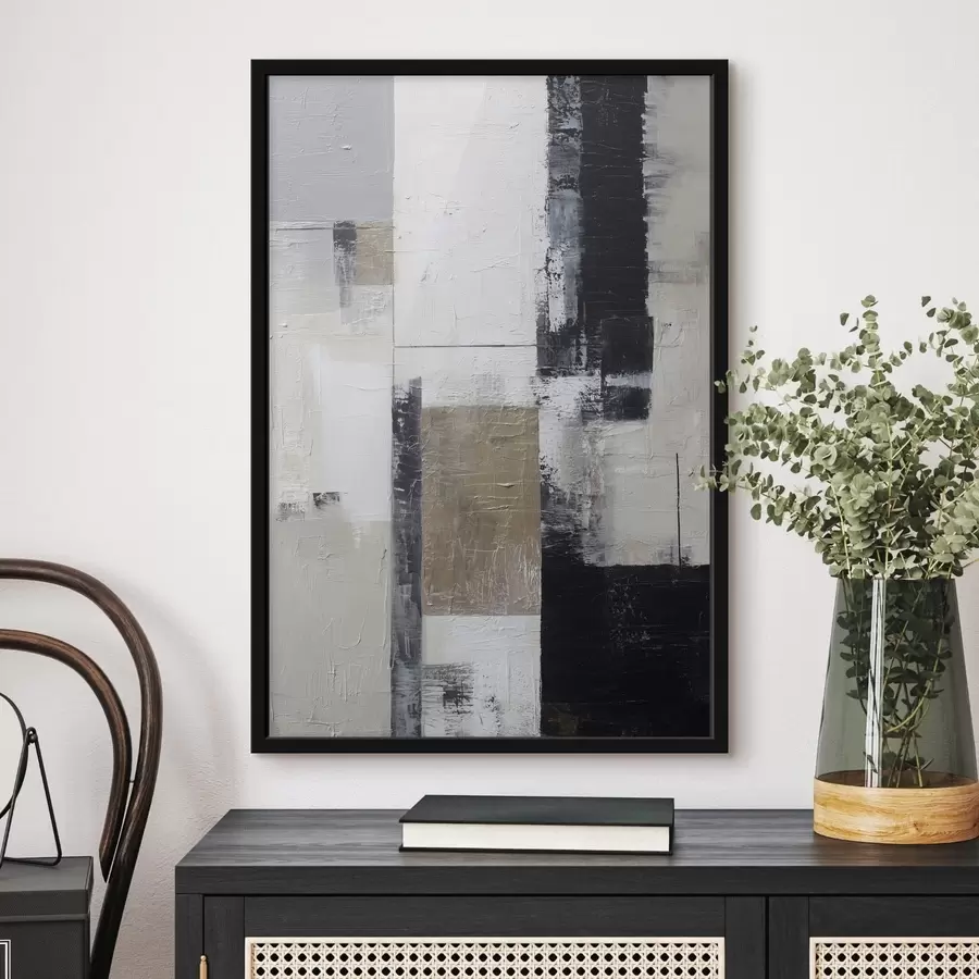 fotószőnyeg kortárs absztrakció kontrasztos színekkel f47133