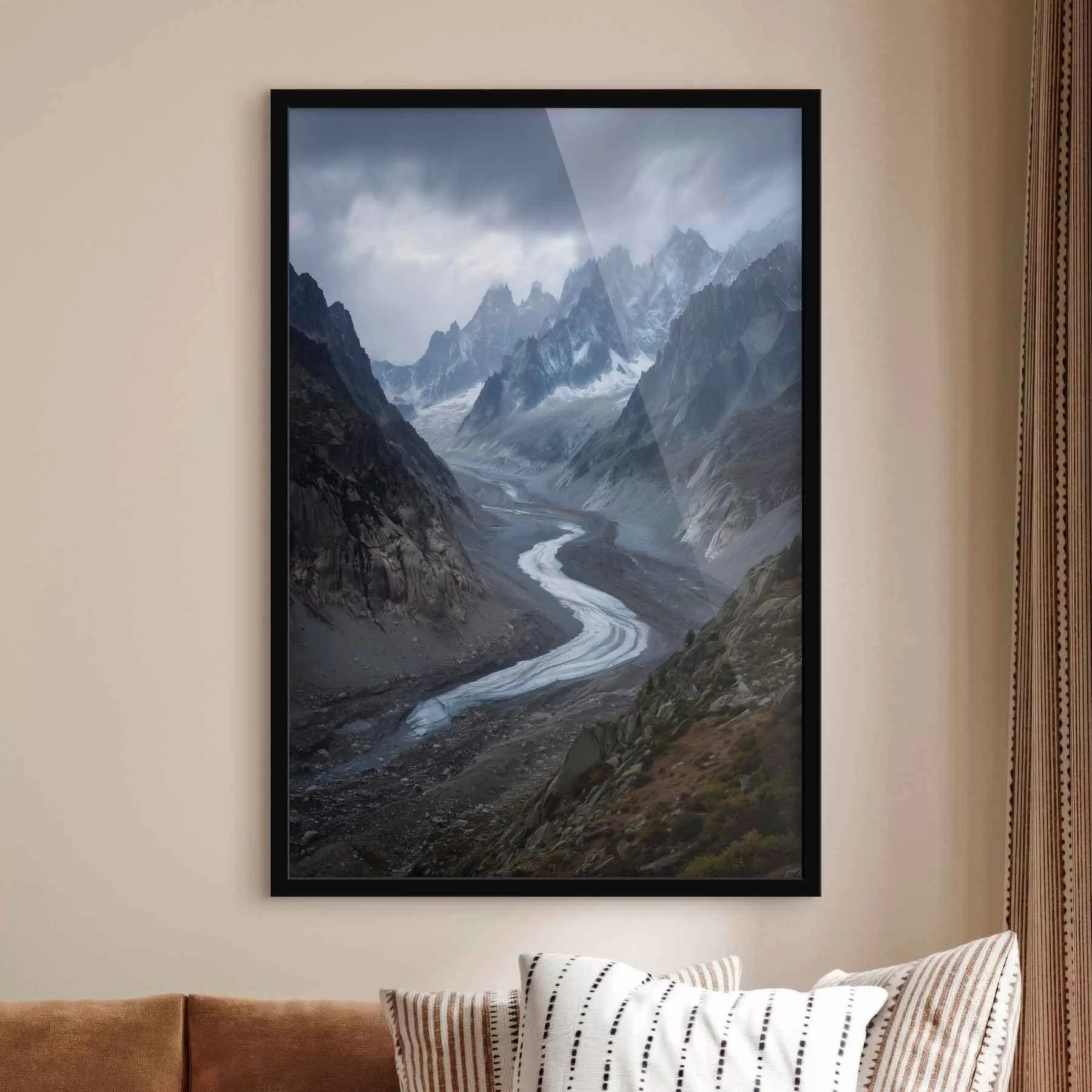 fotószőnyeg hegyvidéki táj felhőkkel f47143