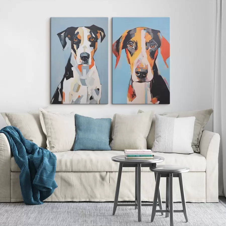 fotótapéta Kutya absztrakt portréja m01189