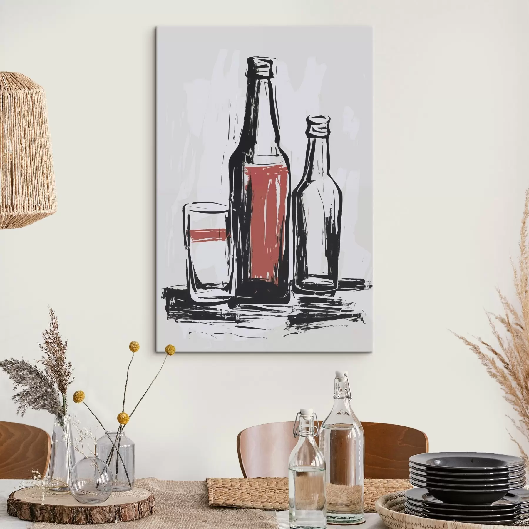 fotótapéta Palackok és üvegek s47493