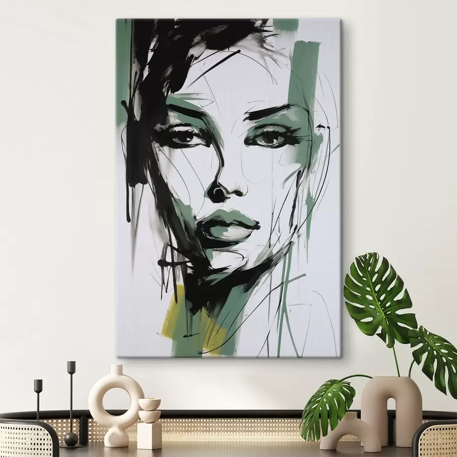 fotótapéta Absztrakt női portré s47499