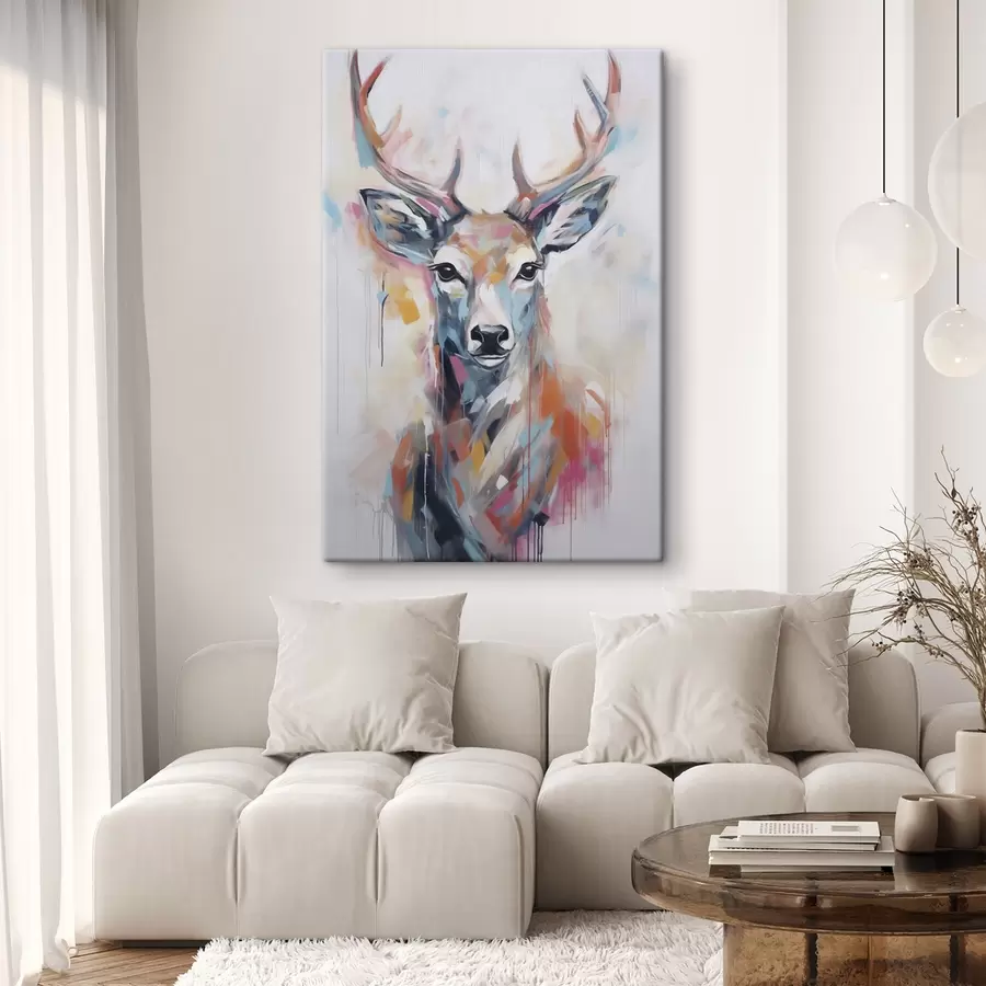 fotótapéta Szarvas utánzat festmény s47503