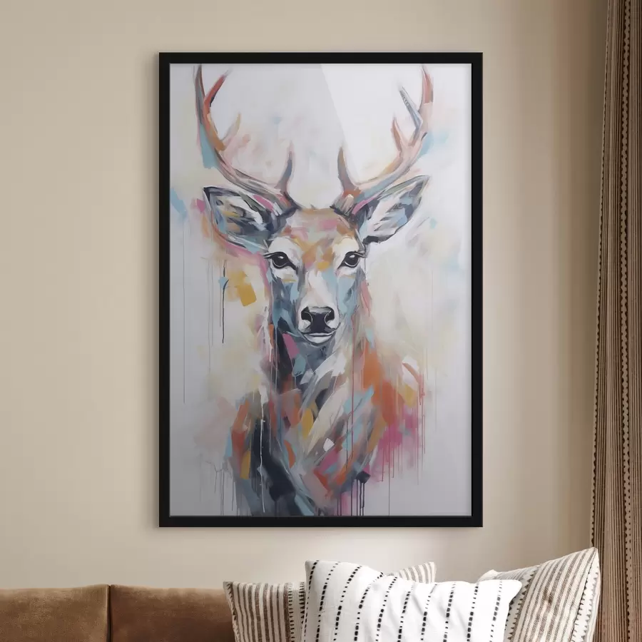 fotószőnyeg Szarvas utánzat festmény f47503