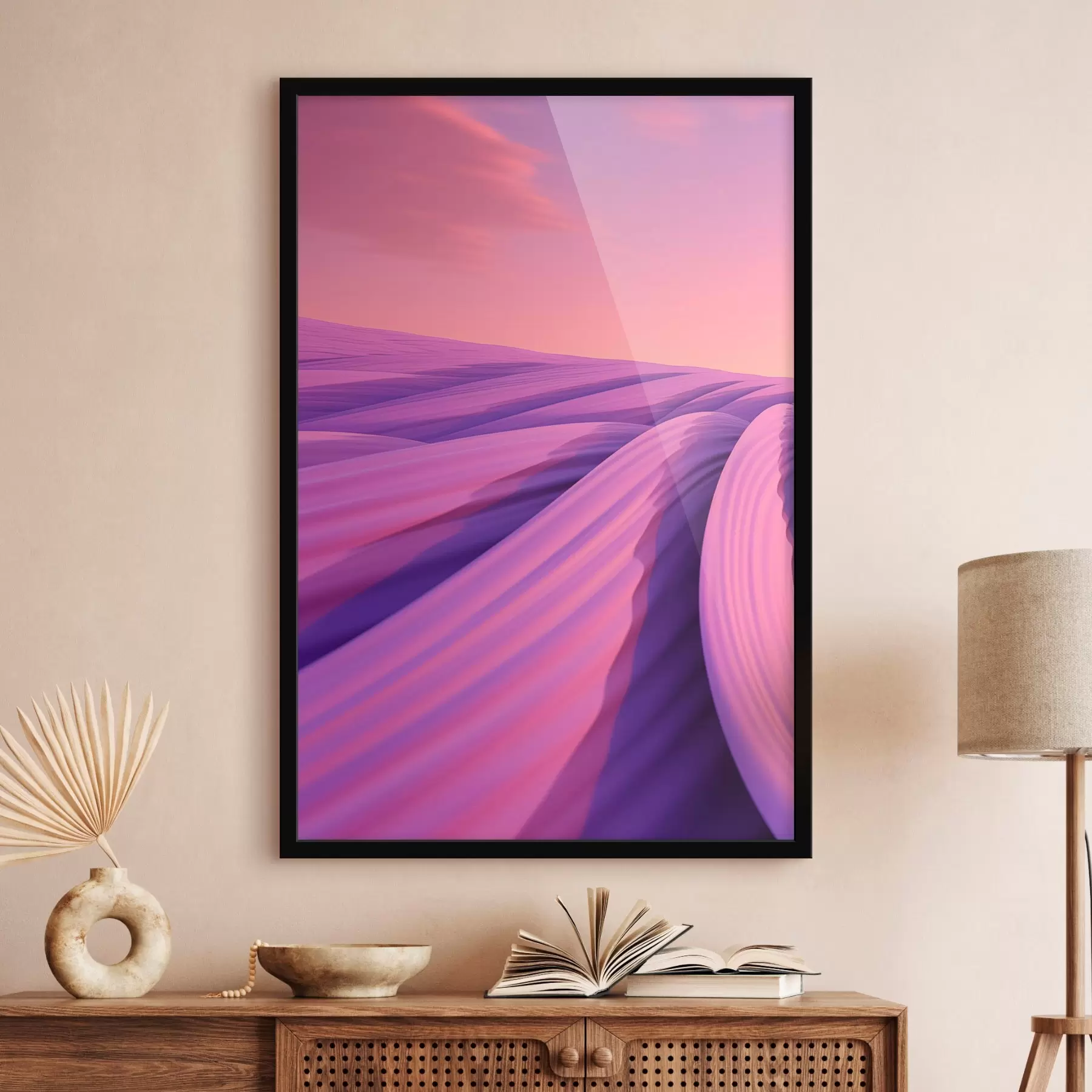 fotószőnyeg Absztrakt levendula mező f47110