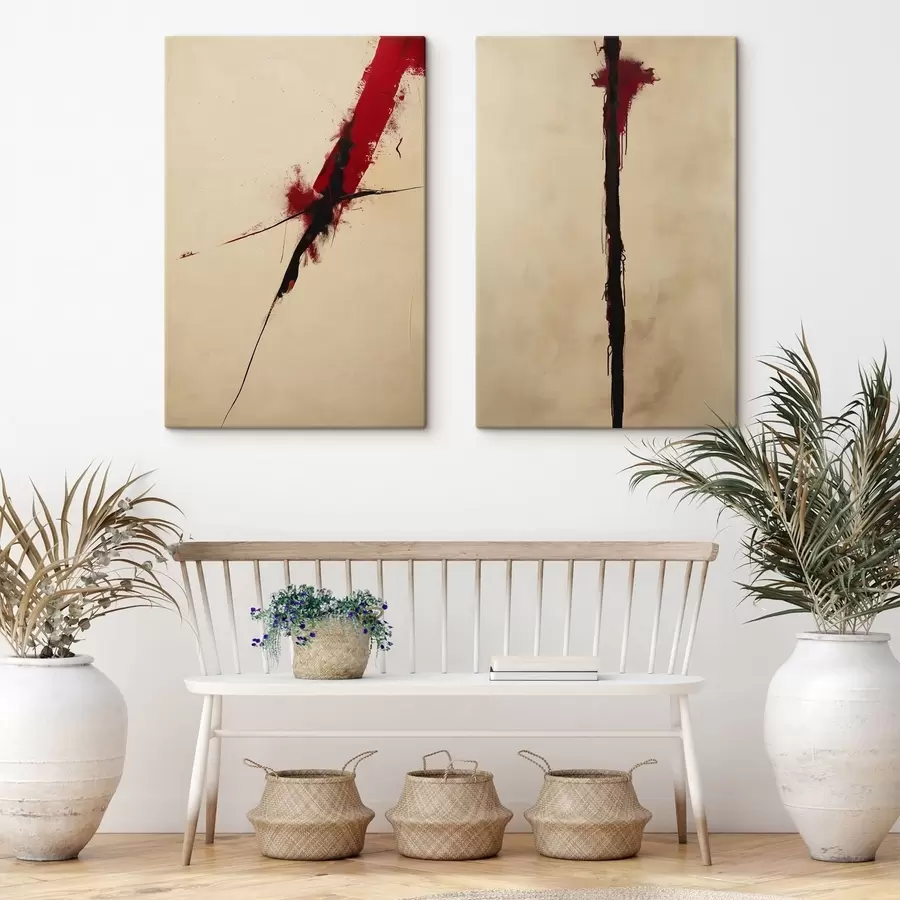 fotótapéta Vörös absztrakció m01215