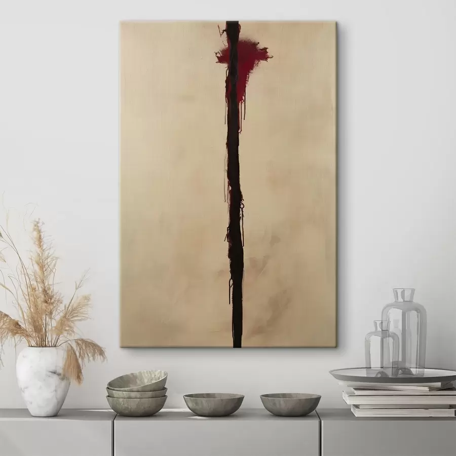 fotótapéta Piros akcentus s47462