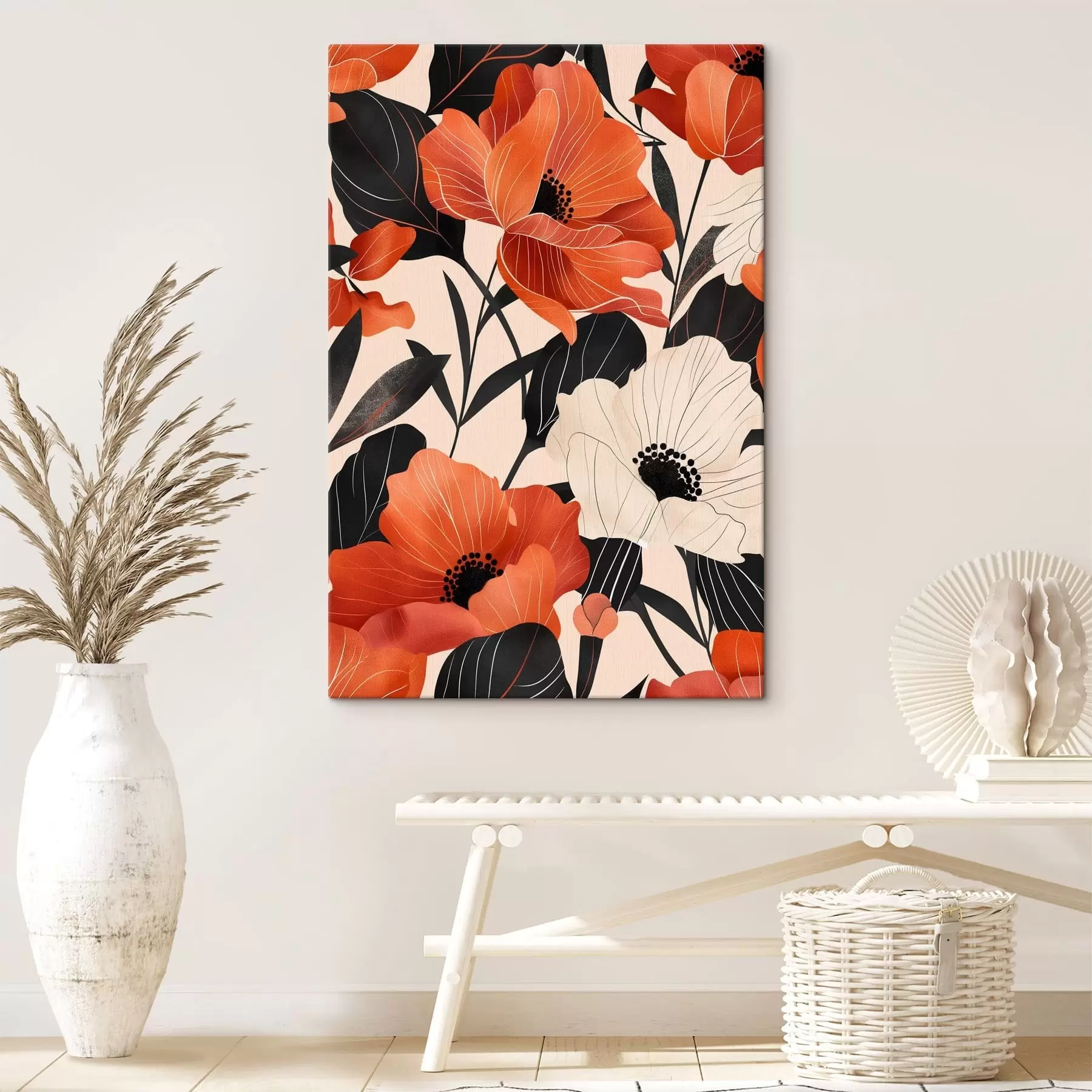 fotótapéta Nagy, színes virágok s47469