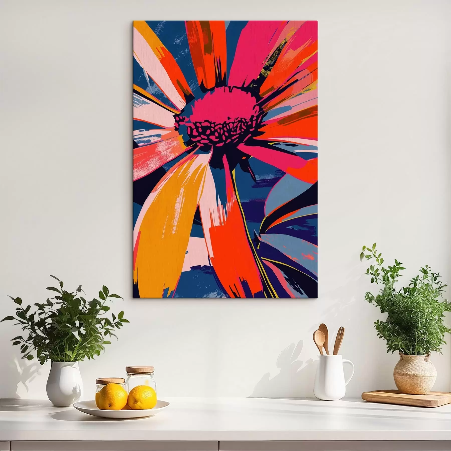 fotótapéta Színes margaréta s47472