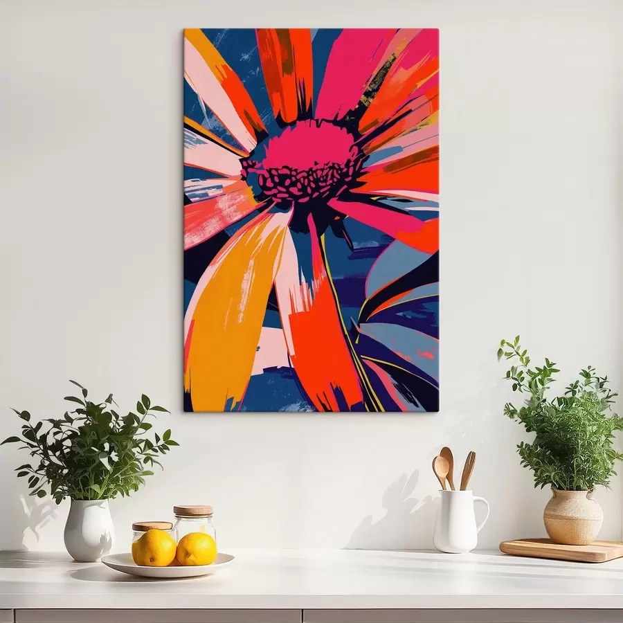 fotótapéta Színes margaréta s47472