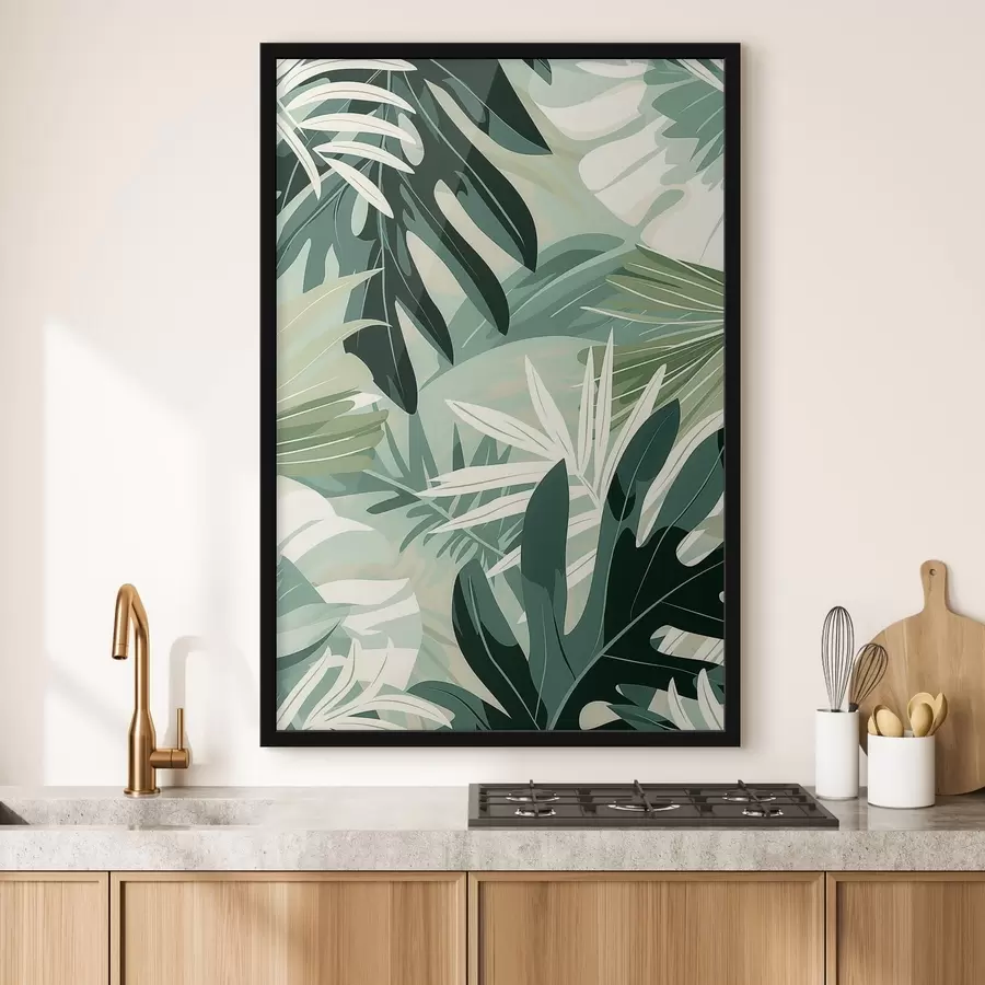 fotószőnyeg pálmalevelek f47455