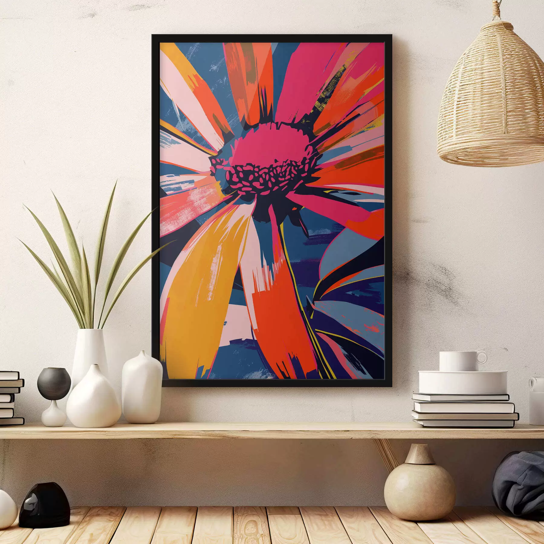 fotószőnyeg Színes margaréta f47472