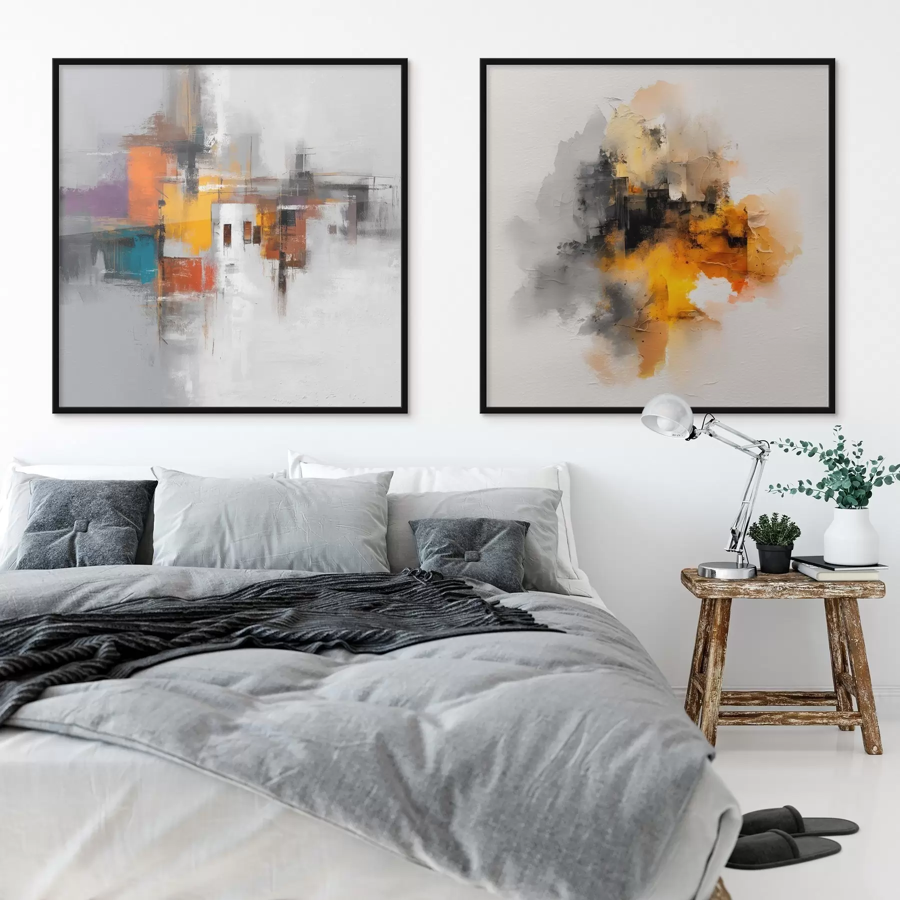 fotószőnyeg Expresszív város: művészeti kompozíció kontrasztos színekkel d00566