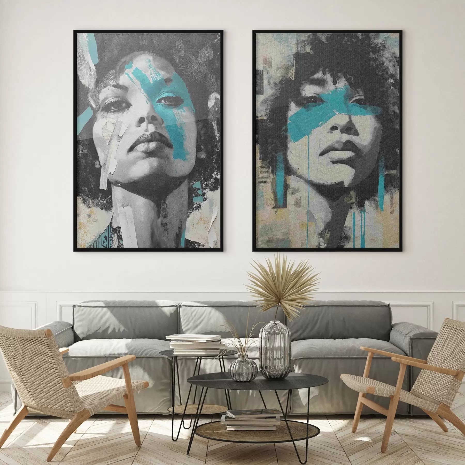 fotószőnyeg Absztrakt női arc d00602