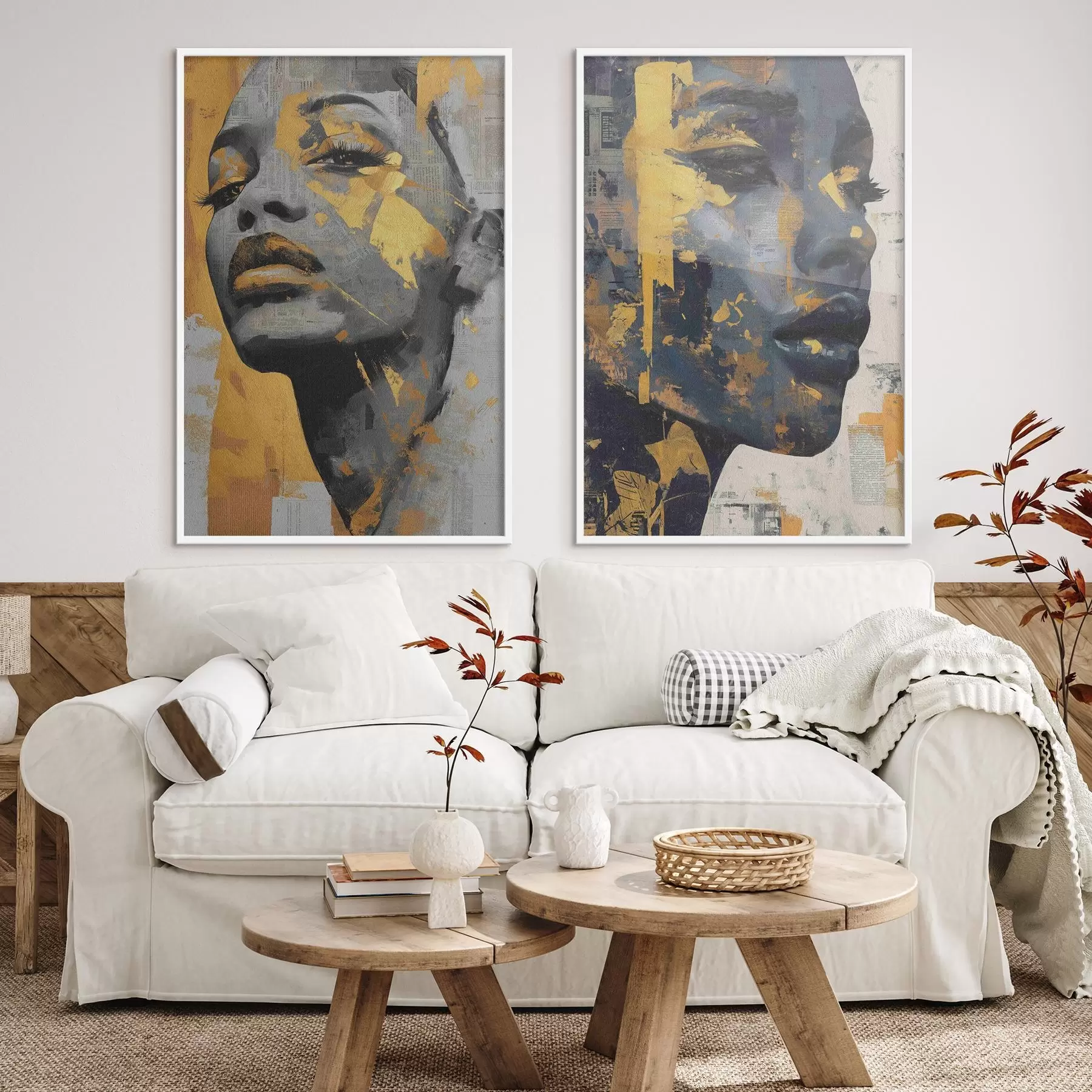 fotószőnyeg Absztrakt női arc d00603