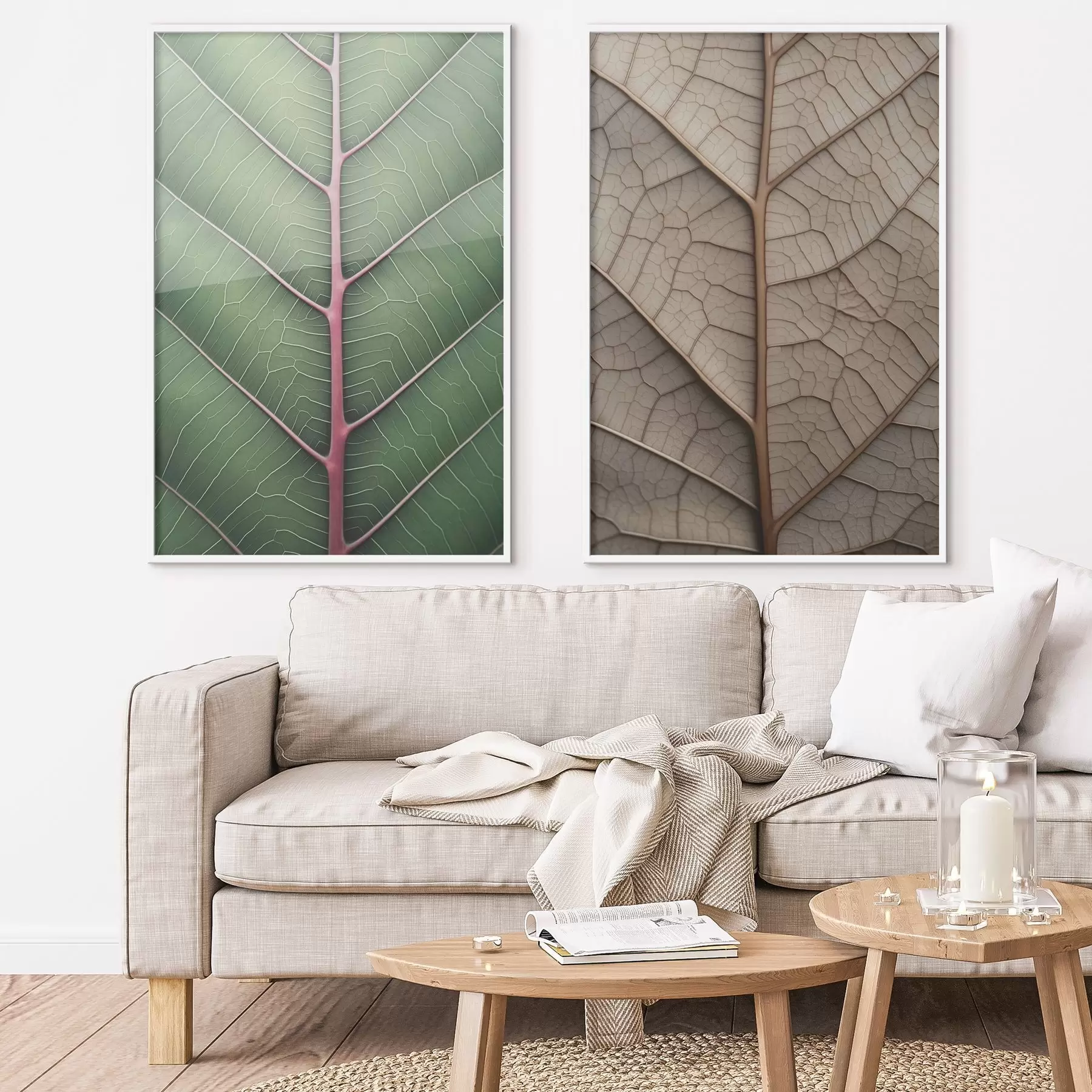 fotószőnyeg Vénás levél d00663