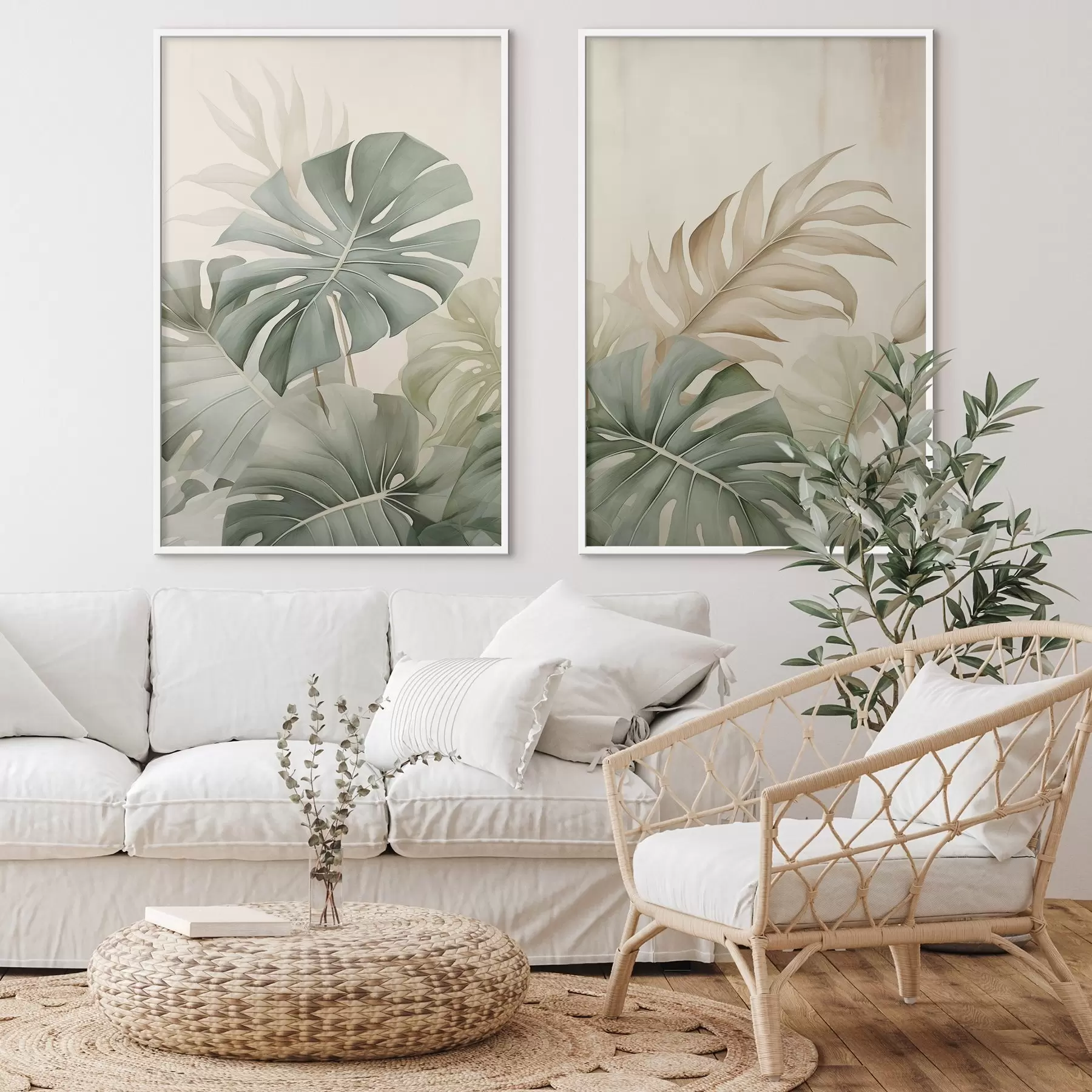 fotószőnyeg Trópusi levelek d00670