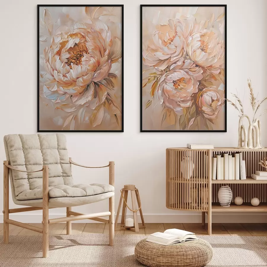 fotószőnyeg Finom absztrakt pünkösdi rózsák d00673