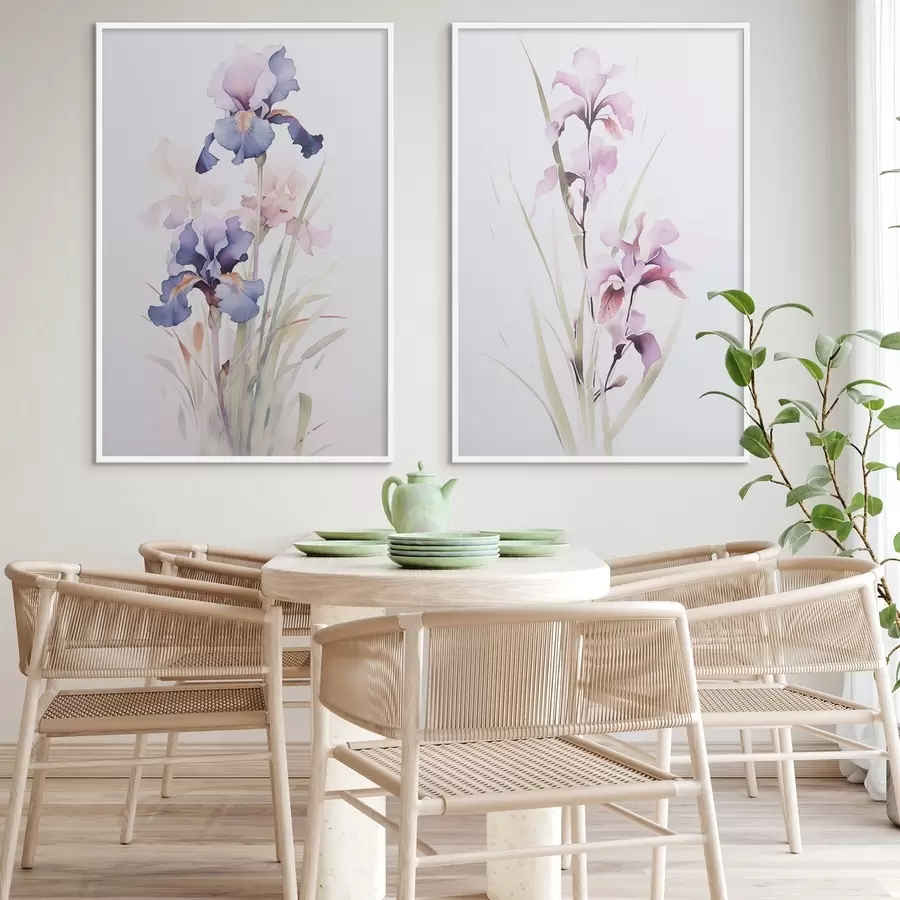 fotószőnyeg Íriszek utánzata akvarell d00724