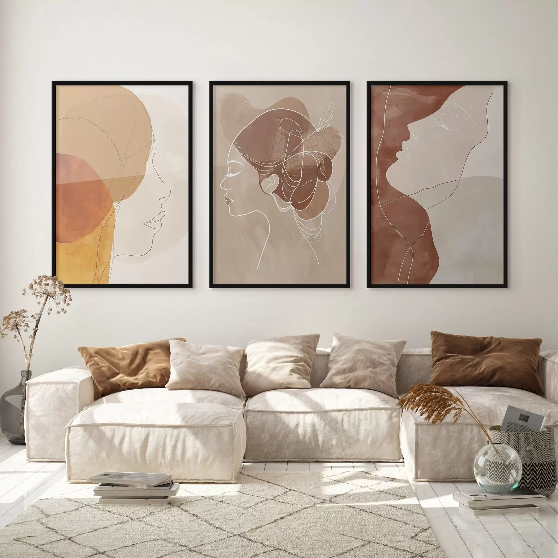 fotószőnyeg Absztrakció, emberek, lány d00783