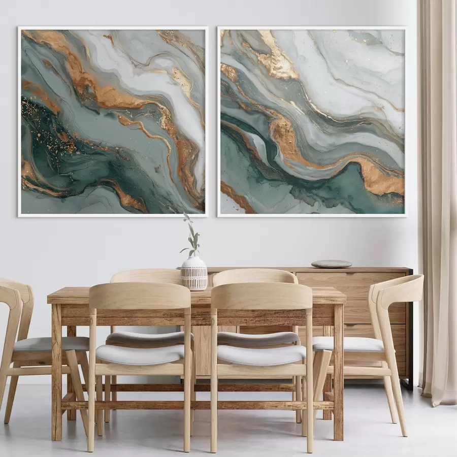 fotószőnyeg Szürke-türkiz árnyalatú márvány textúra d00744