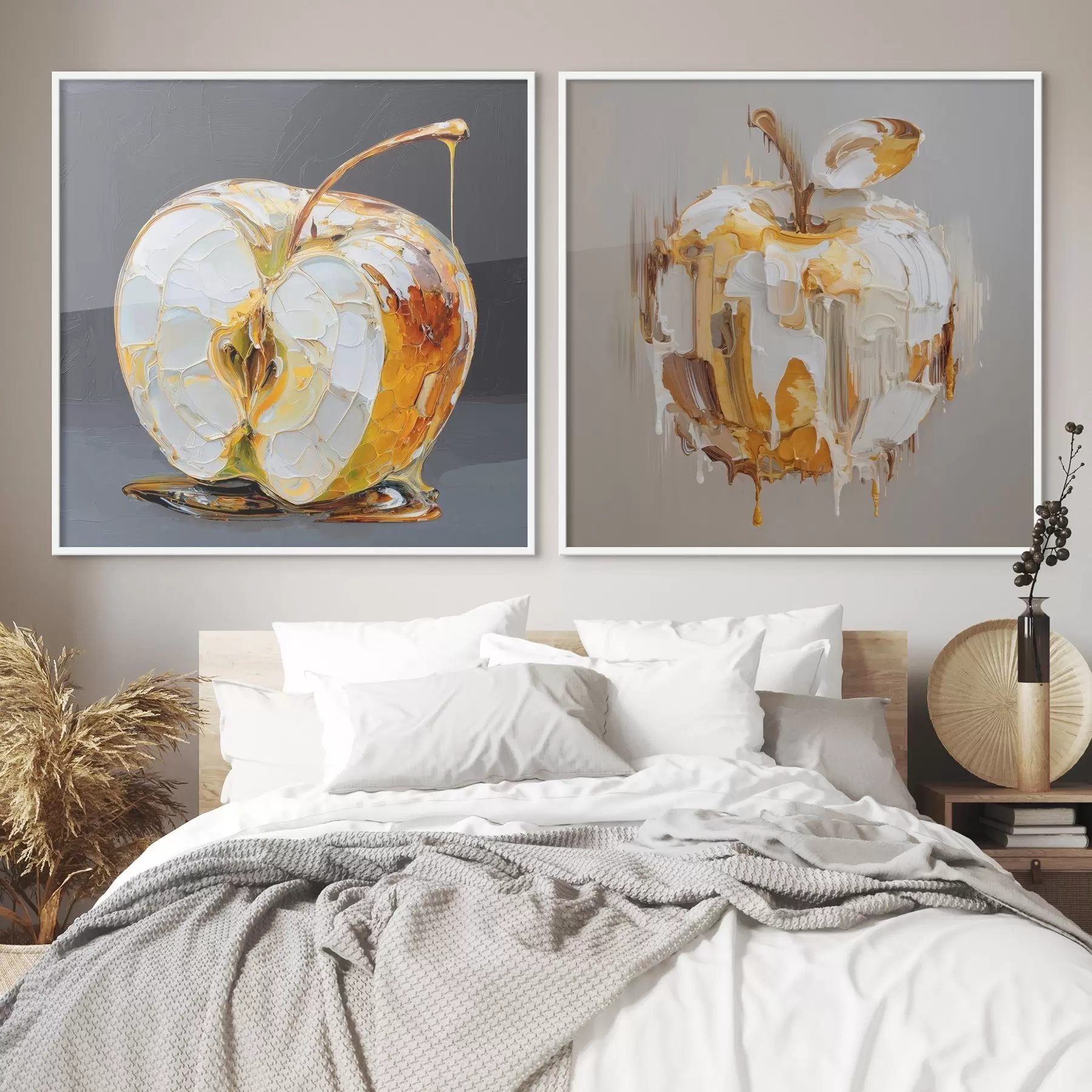 fotószőnyeg Absztrakció almával modern értelmezésben d00746