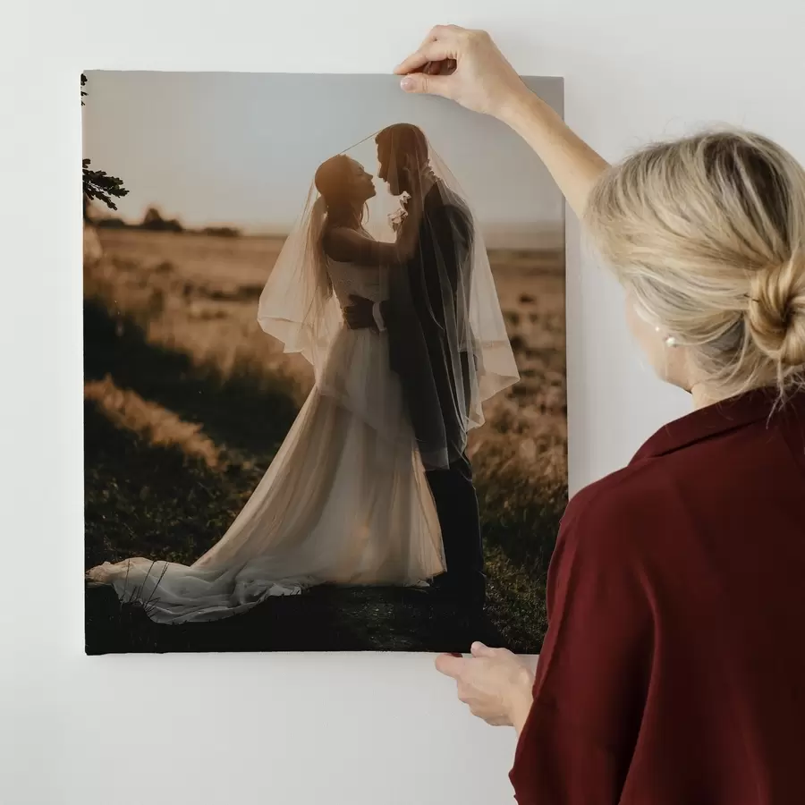 fotótapéta Esküvői fotó vásznon s47161