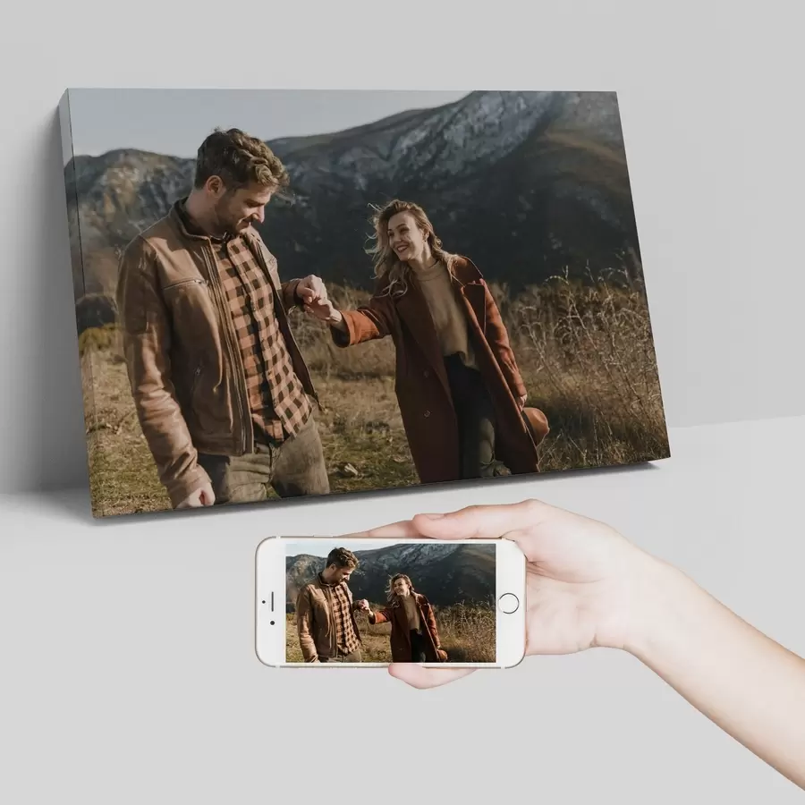 fotótapéta Családi fotók nyomtatása vászonra s47167