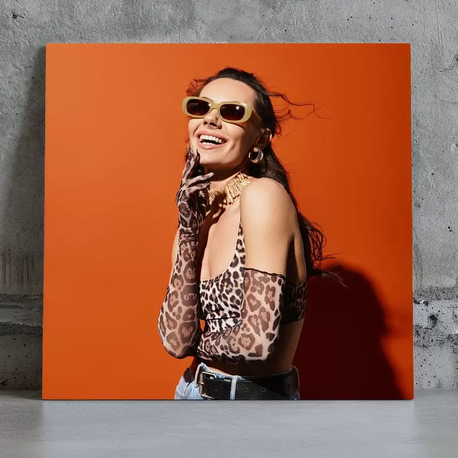 fotótapéta Portré a saját fotódról a falon s47171