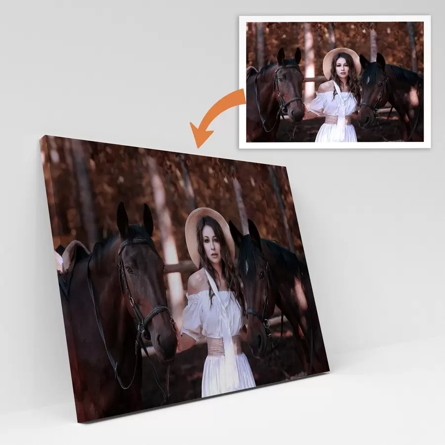 fotótapéta Ajándék egy lánynak a fényképe alapján s47176