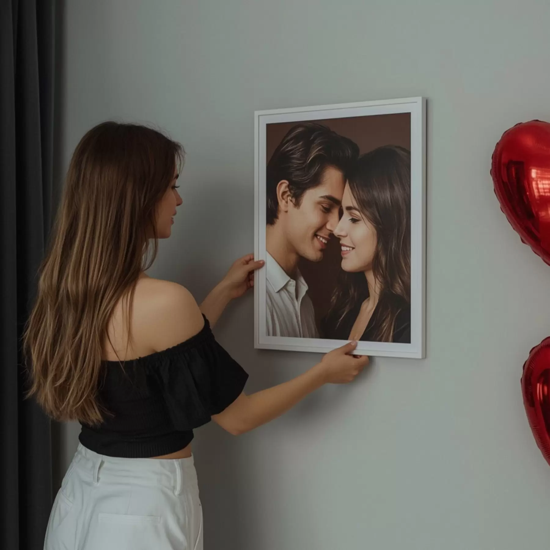 fotótapéta Ajándék egy párnak, vászonra nyomtatott fotó alapján s47193