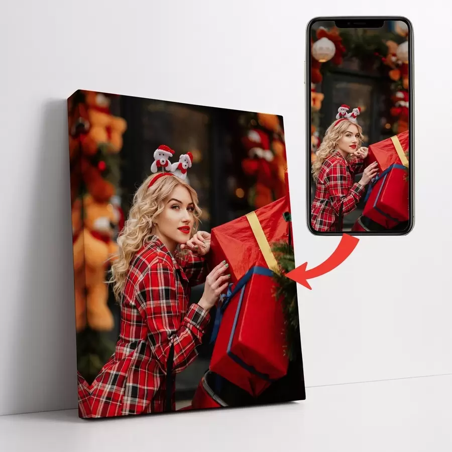 fotótapéta Ünnepi kép egy lányról készült fotó alapján s47196