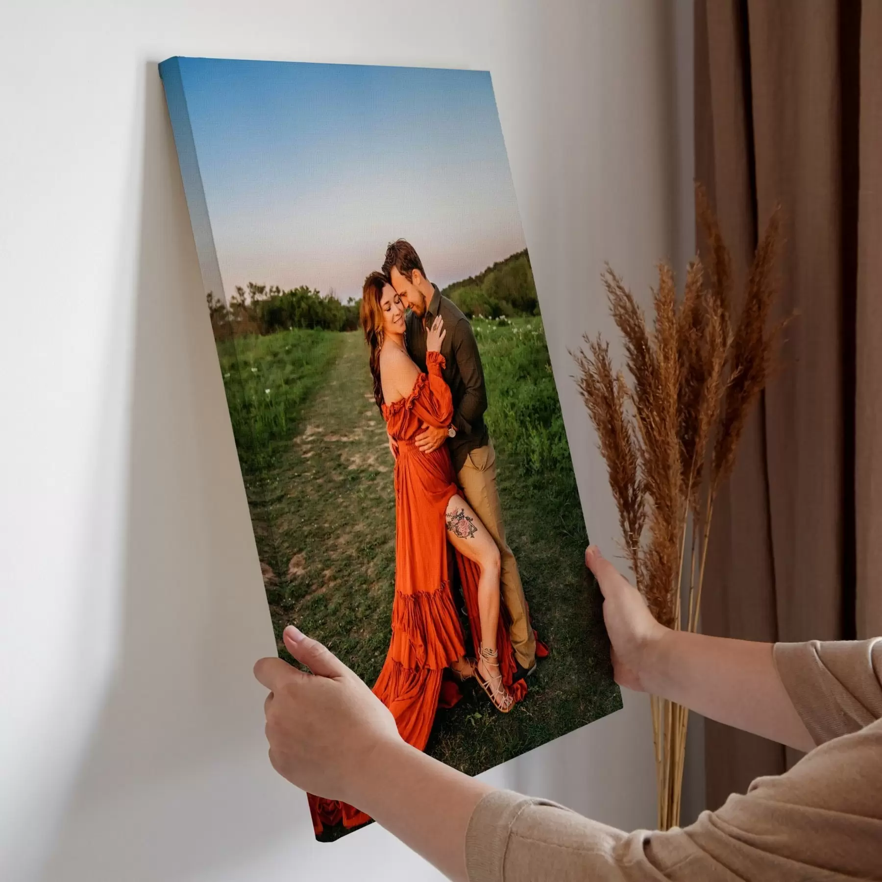 fotótapéta Ajándék egy párnak, vászonra nyomtatott fotó alapján s47198