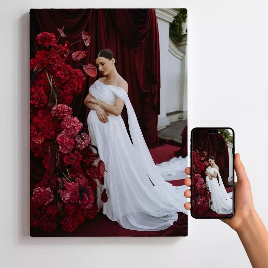 fotótapéta Ajándék egy lánynak a fényképe alapján s47201