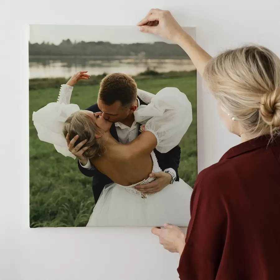 fotótapéta Esküvői fotó vásznon s47216