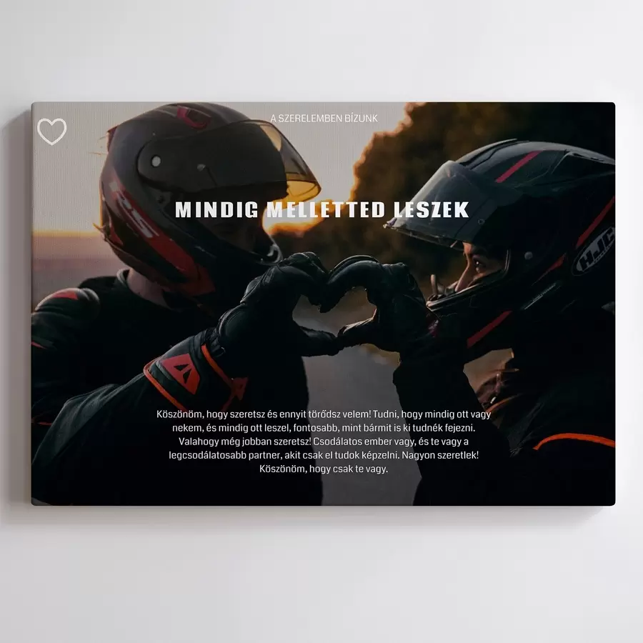 fotótapéta Fotókollázs vászonképen szerelmeseknek s47513