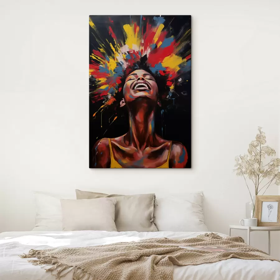 fotótapéta Színes festékrobbanás s47368