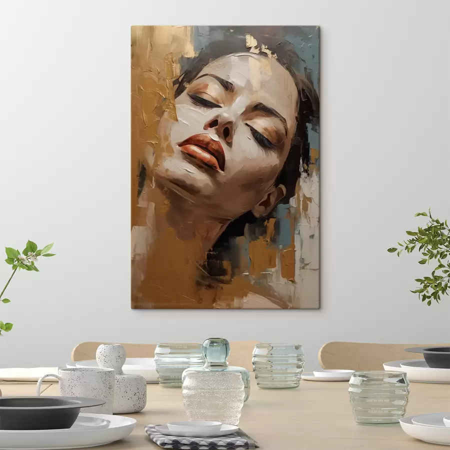 fotótapéta Absztrakt portré egy lányról s47392