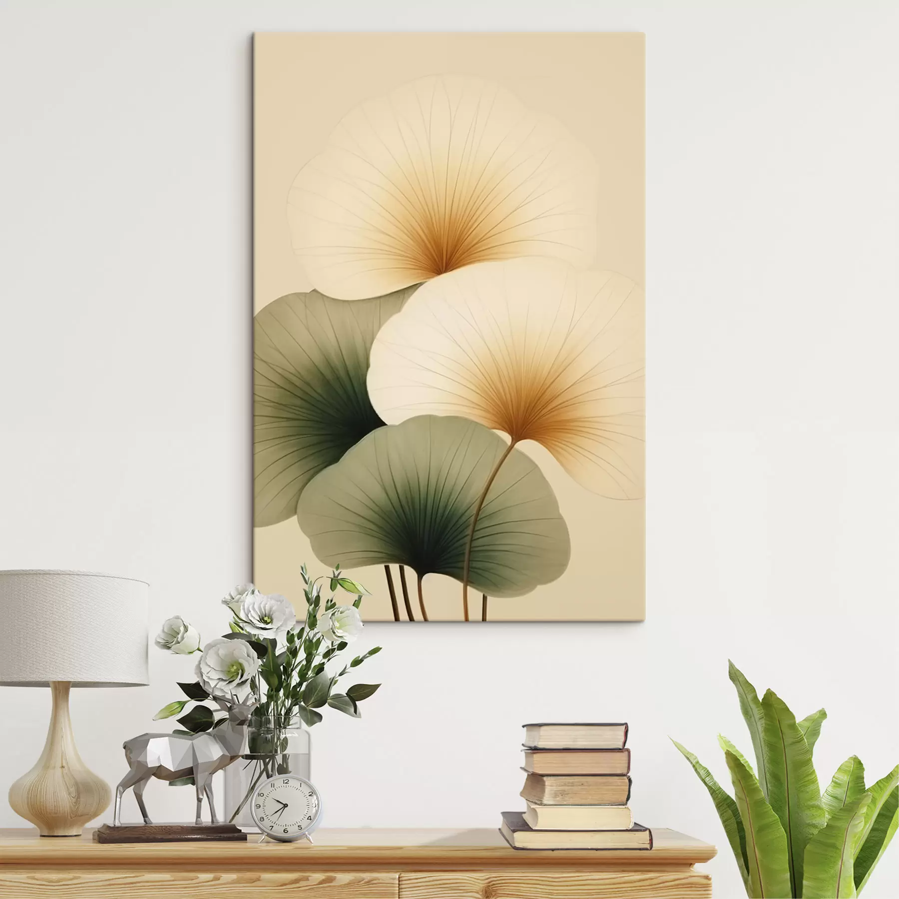fotótapéta Ginkgo levelek s47399