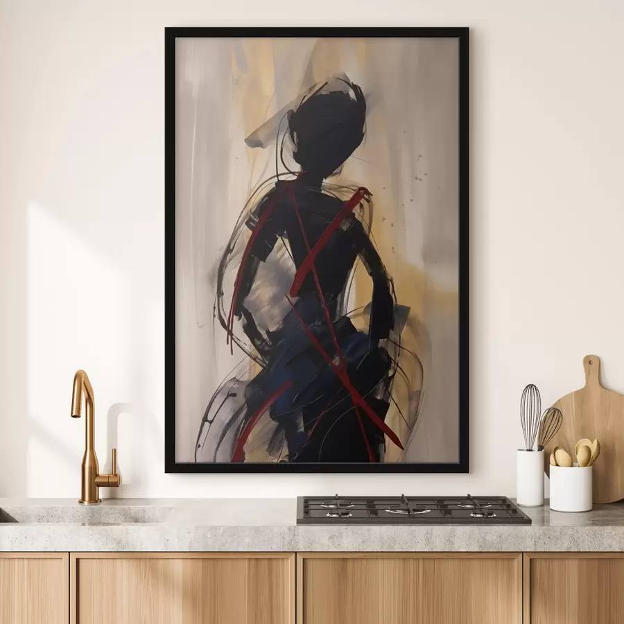 fotószőnyeg Absztrakt sziluett f47344