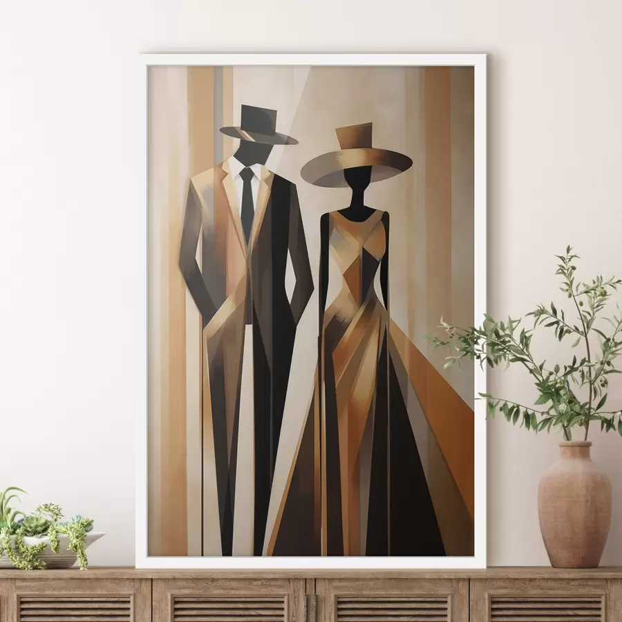 fotószőnyeg Absztrakt pár f47356