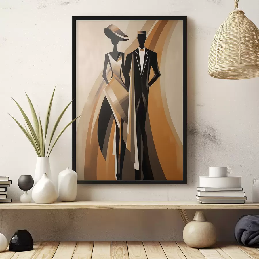 fotószőnyeg Absztrakt pár f47357