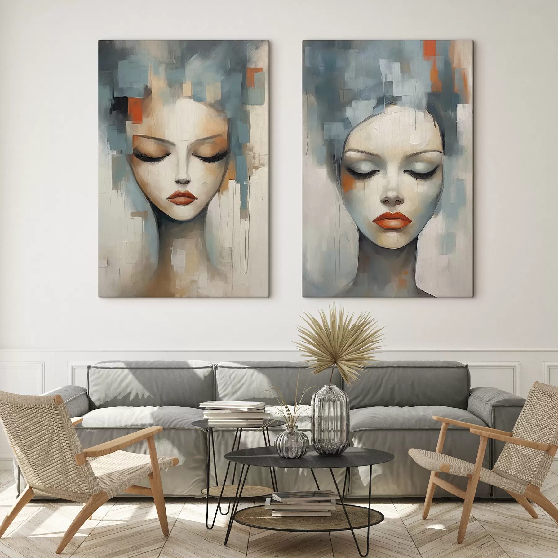 fotótapéta Absztrakt portrék m01204