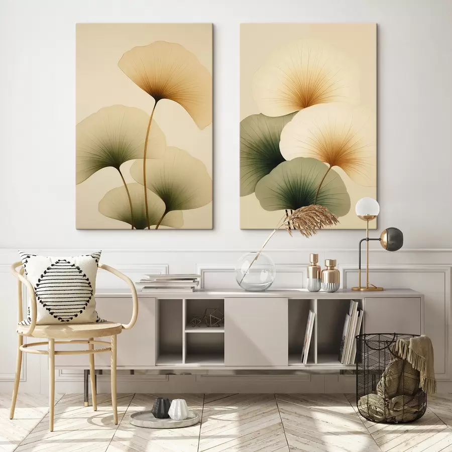 fotótapéta Ginkgo levelek m01213