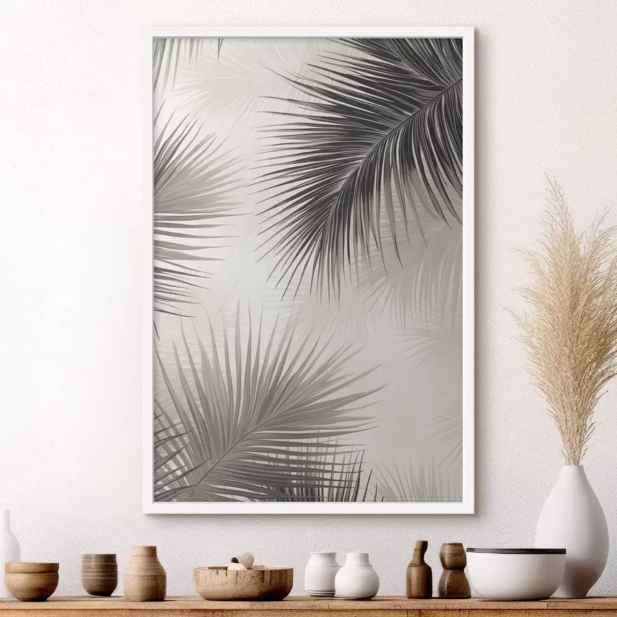fotószőnyeg Festett pálmaágak f47505