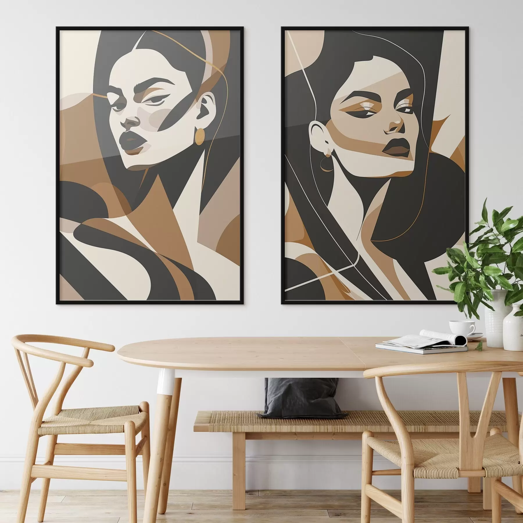 fotószőnyeg Női absztrakt portrék d01075