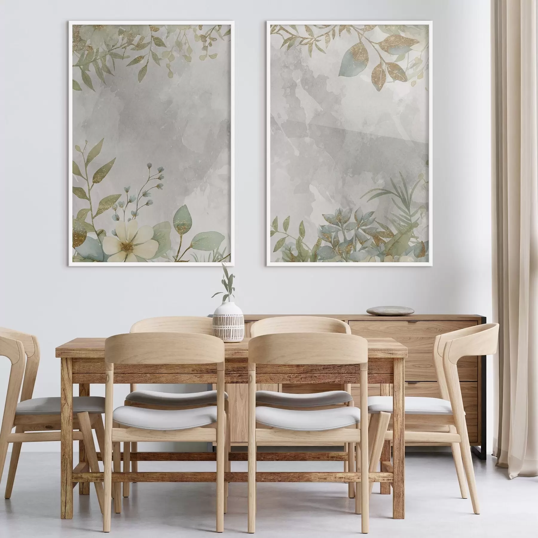 fotószőnyeg Finom növények világosszürke háttér előtt d01070