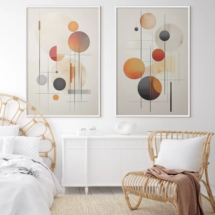 fotószőnyeg Geometrikus absztrakció gömbökkel d01103