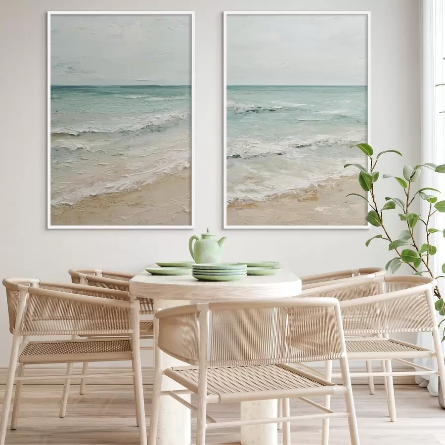 fotószőnyeg tengerpart olajfestmény stílusban d01170