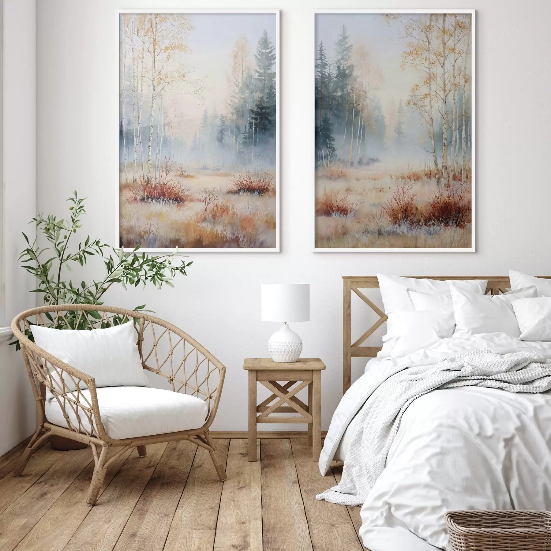 fotószőnyeg táj első fagyok az erdőben d01174