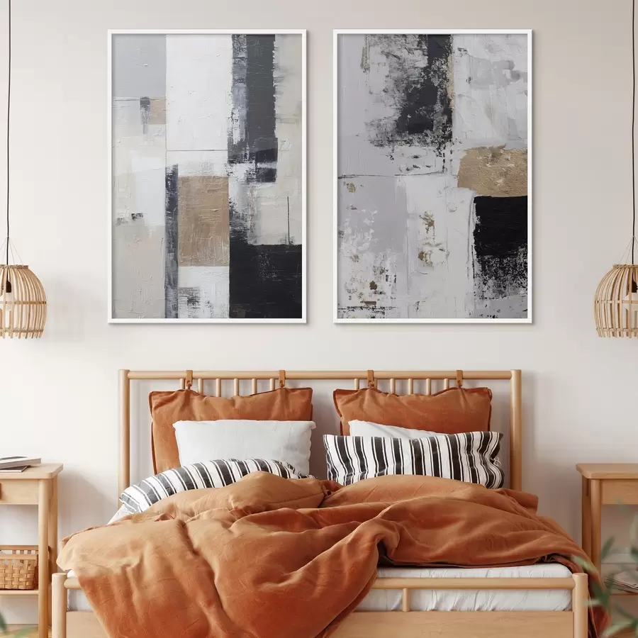 fotószőnyeg kortárs absztrakció kontrasztos színekkel d01176